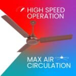 Polycab 2Year warranty Silent Operation 1200mm 48"Ceiling Fan (LUSTER BROWN) - Image 3