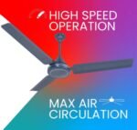 Polycab 2Year warranty Silent Operation 1200mm 48"Ceiling Fan (CLASSIC BLUE) - Image 3