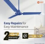 Orient 2Year warranty Silent Operation 1200mm 48"Ceiling Fan (MATT BLUE) - Image 2