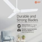 Orient 2Year warranty Silent Operation 1200mm 48"Ceiling Fan (WHITE) - Image 3