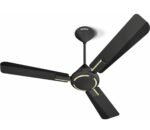 Havells 1200MM Ceiling Fan | Premium Matt Finish, Decorative Fan, Elegant Looks, High Air Delivery, Energy Saving, 100% Pure Copper Motor| 2 Year Warranty|(MIDNIGHT)
