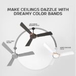 Polycab Superb Neo Star Rated, 1200mm Ceiling Fan For Home | High Speed & Air Delivery | Saves Up To 33% Electricity, 100% Copper, Rust-Proof Blades, 52 Watt, 2 years warranty【Cool Grey Silver】 - Image 6