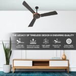 Polycab Superb Neo Star Rated, 1200mm Ceiling Fan For Home | High Speed & Air Delivery | Saves Up To 33% Electricity, 100% Copper, Rust-Proof Blades, 52 Watt | 2-yr Warranty【Jaco Bean Bronze Gold】 - Image 5