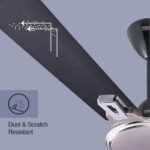 USHA Striker Galaxy 1200mm Energy Saving High Speed Scratch & Dust Resistant Decorative Ceiling Fan |1star| ISI Certified ||Dark Grey| - Image 2