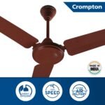 Crompton HS Plus 1200 mm (48 inch) High Speed Energy Efficient 53W Ceiling Fan (Brown) 3+3 Year Warranty - Image 2