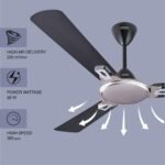 USHA Striker Galaxy 1200mm Energy Saving High Speed Scratch & Dust Resistant Decorative Ceiling Fan |1star| ISI Certified ||Dark Grey| - Image 4