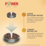 Crompton Highspeed Toro 1200 mm Designer Ceiling Fan | BEE Star Rated Energy Efficient | Anti-Dust | Active Power Technology | Upto 50% Less Heating | 2 Year Manufacturer Warranty | Magic Brown - Image 2